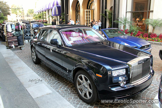 Rolls Royce Phantom spotted in Beverly Hills, California