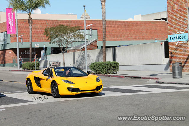 Mclaren MP4-12C spotted in Beverly Hills, California