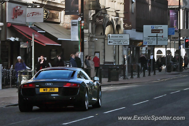 Audi R8 spotted in Manchester, United Kingdom