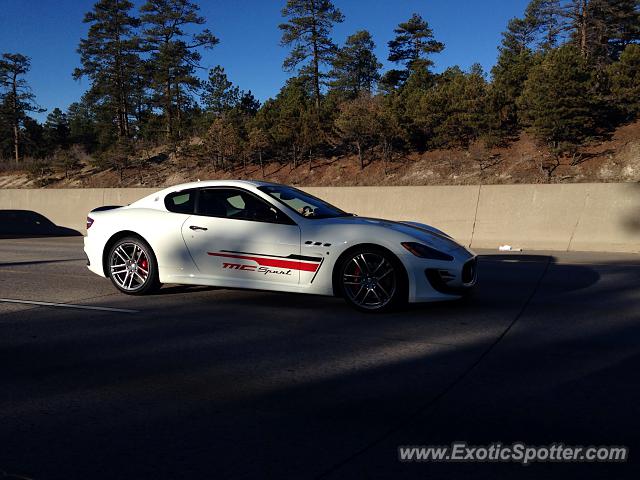 Maserati GranTurismo spotted in Centennial, Colorado