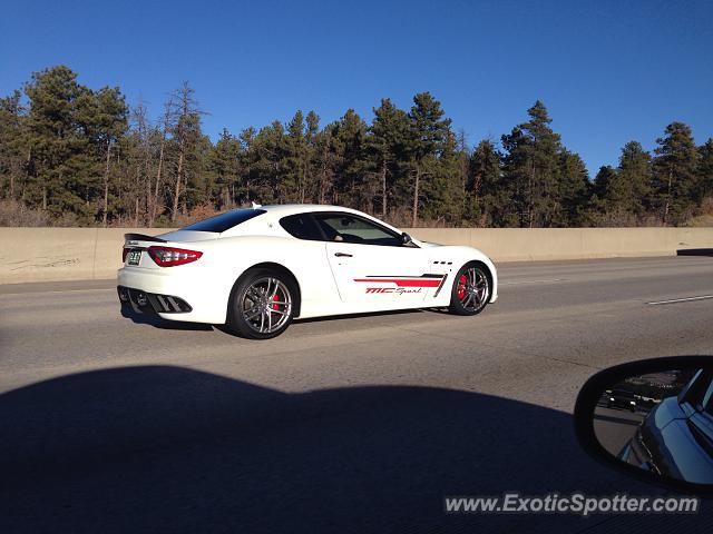 Maserati GranTurismo spotted in Centennial, Colorado