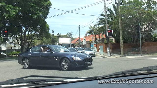 Maserati Quattroporte spotted in Sydney, Australia