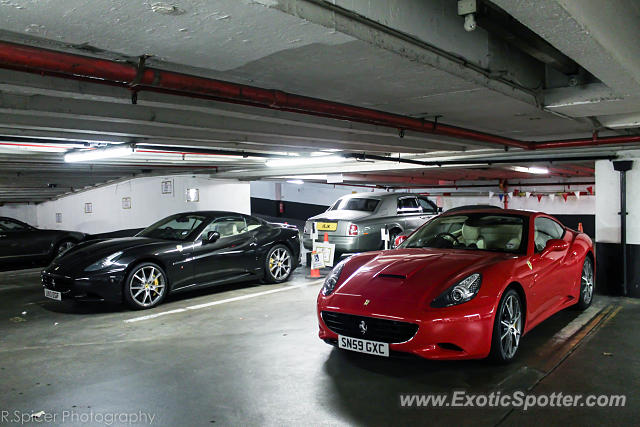 Ferrari California spotted in London, United Kingdom