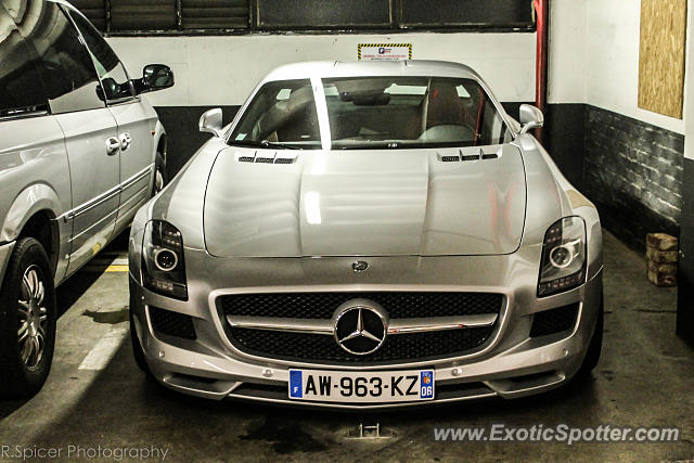 Mercedes SLS AMG spotted in London, United Kingdom