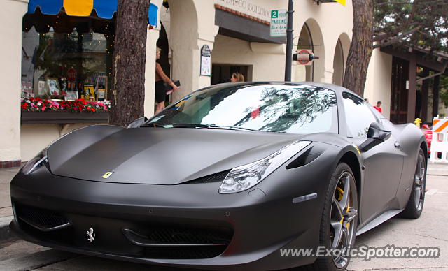 Ferrari 458 Italia spotted in Carmel, California