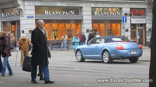 Bentley Continental spotted in Zürich, Switzerland