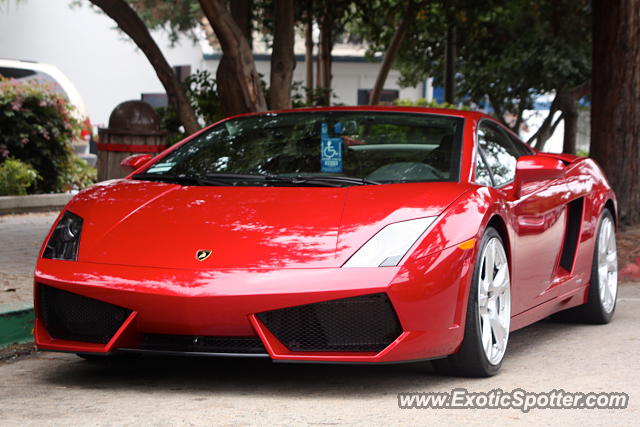 Lamborghini Gallardo spotted in Carmel, California