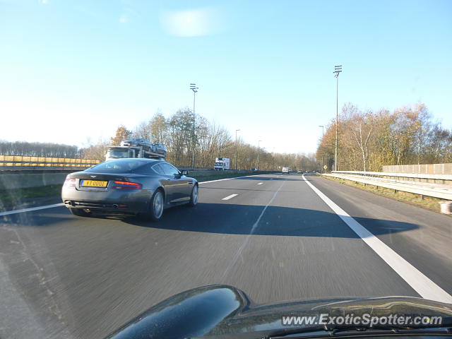 Aston Martin DB9 spotted in Brussels, Belgium