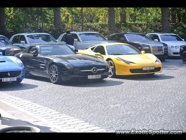 Mercedes SLS AMG spotted in Dubai, United Arab Emirates