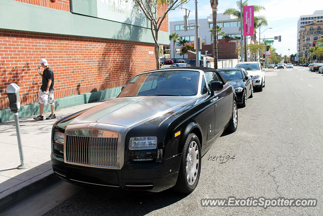 Rolls Royce Phantom spotted in Beverly Hills, California