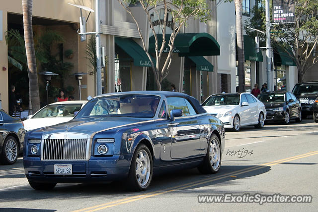 Rolls Royce Phantom spotted in Beverly Hills, California