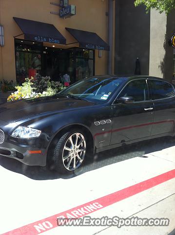 Maserati Quattroporte spotted in Dallas, Texas