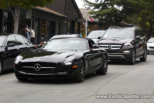 Mercedes SLS AMG spotted in Carmel, California