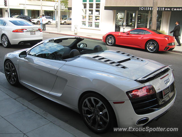 Audi R8 spotted in Beverly Hills, California