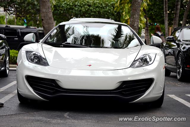 Mclaren MP4-12C spotted in Miami Beach, Florida