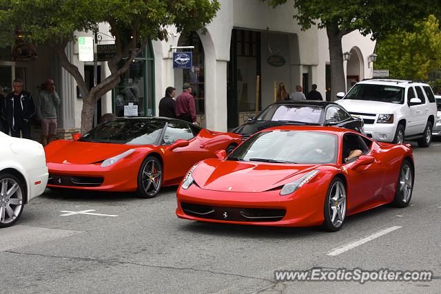 Ferrari 458 Italia spotted in Carmel, California