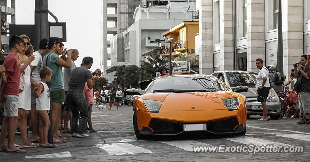 Lamborghini Murcielago spotted in Jesolo Beach, Italy