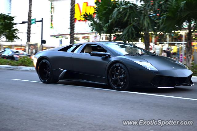 Lamborghini Murcielago spotted in Miami Beach, Florida