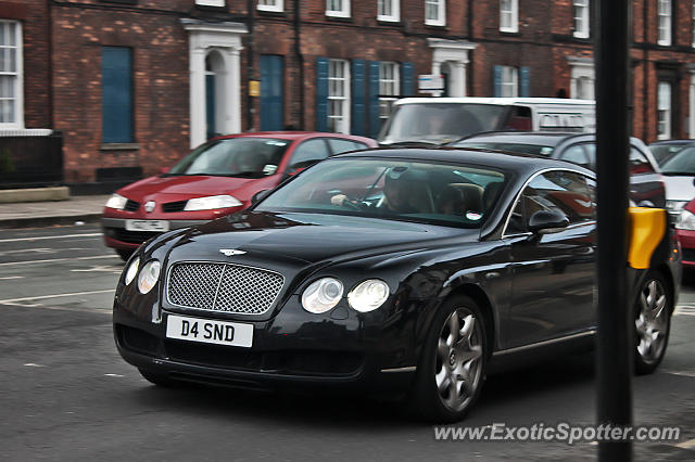 Bentley Continental spotted in York, United Kingdom