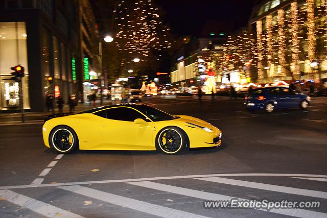 Ferrari 458 Italia spotted in Berlin, Germany