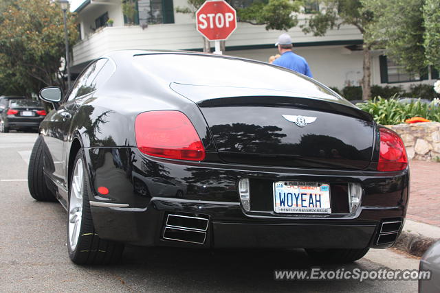 Bentley Continental spotted in Carmel, California