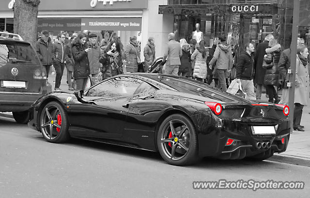 Ferrari 458 Italia spotted in Düsseldorf, Germany