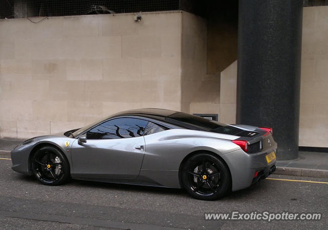 Ferrari 458 Italia spotted in London, United Kingdom