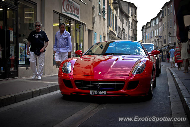 Ferrari 599GTB spotted in St. Tropez, France