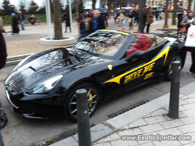 Ferrari California spotted in Paris, France