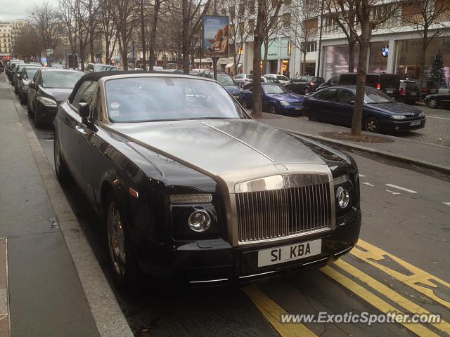 Rolls Royce Phantom spotted in Paris, France