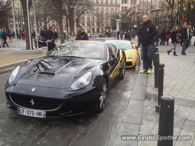 Ferrari California spotted in Paris, France