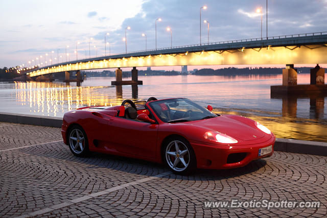 Ferrari 360 Modena spotted in Helsinki, Finland