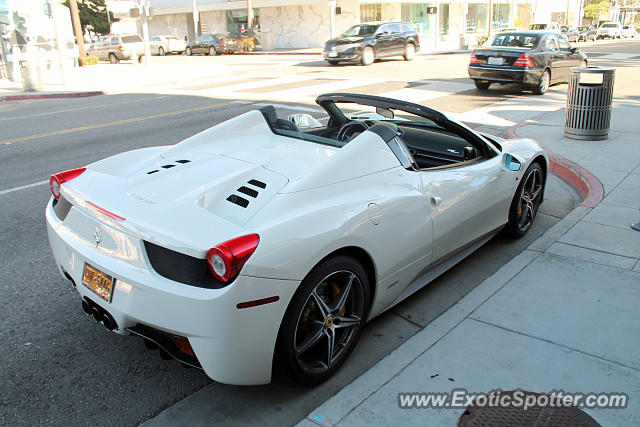 Ferrari 458 Italia spotted in Beverly Hills, California