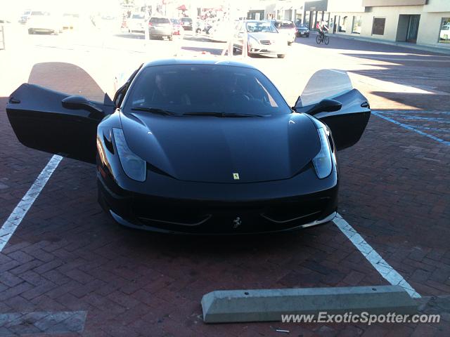 Ferrari 458 Italia spotted in Malibu, California