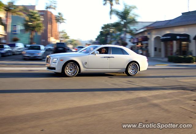 Rolls Royce Ghost spotted in La Jolla, California