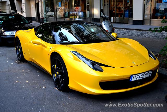 Ferrari 458 Italia spotted in Berlin, Germany