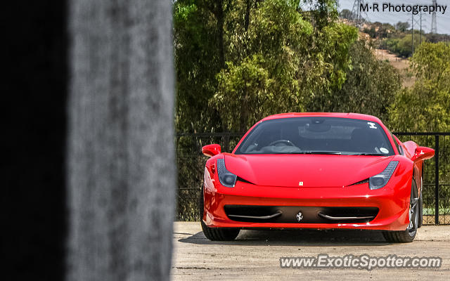 Ferrari 458 Italia spotted in Johannesburg, South Africa