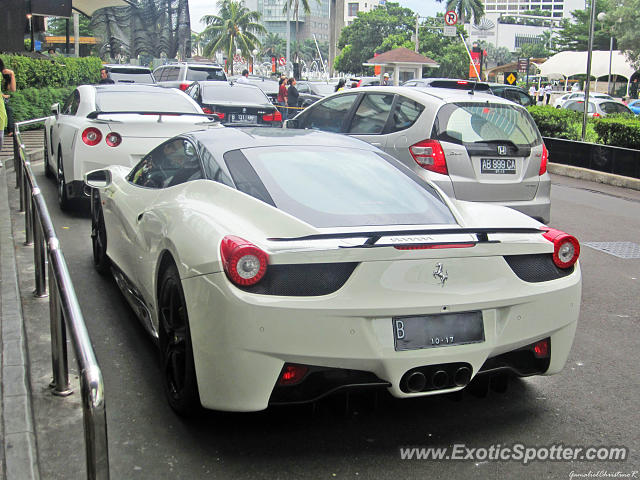 Ferrari 458 Italia spotted in Jakarta, Indonesia