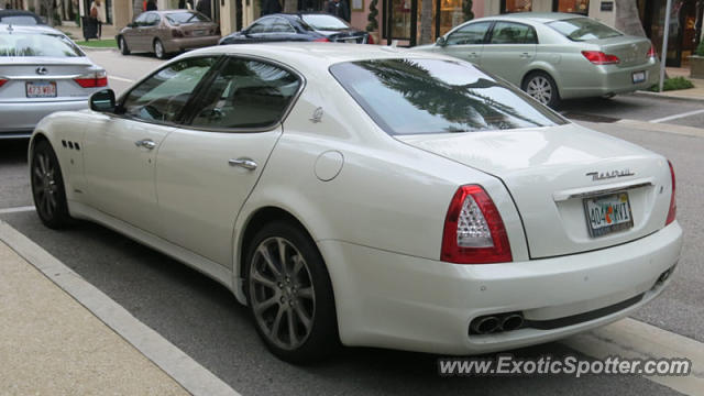 Maserati Quattroporte spotted in Palm Beach, Florida