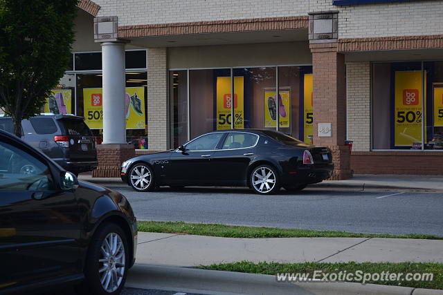 Maserati Quattroporte spotted in Huntersville, North Carolina