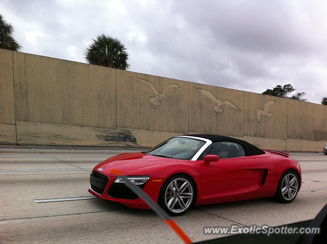 Audi R8 spotted in Miami, Florida