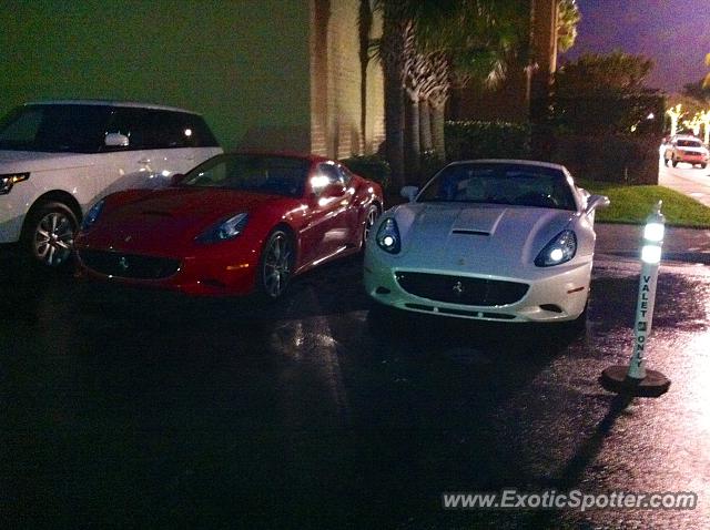 Ferrari California spotted in Miami, Florida