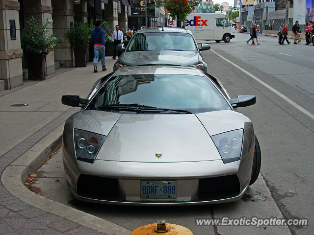 Lamborghini Murcielago spotted in Toronto, Ontario, Canada