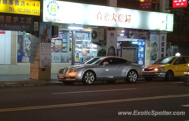 Bentley Continental spotted in Taipei, Taiwan