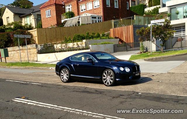 Bentley Continental spotted in Watsons bay, Australia