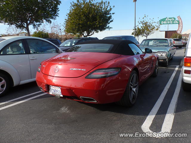 Mercedes SLS AMG spotted in Redwood City, California