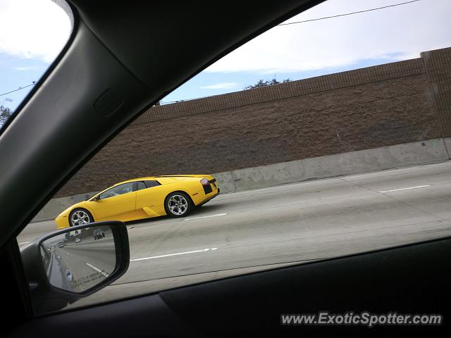 Lamborghini Murcielago spotted in 405-South, California