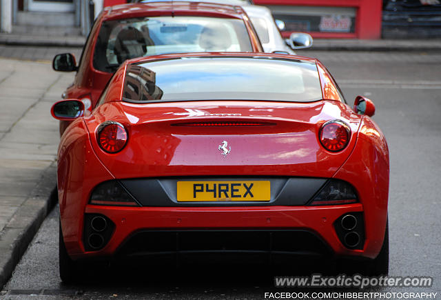 Ferrari California spotted in Manchester, United Kingdom