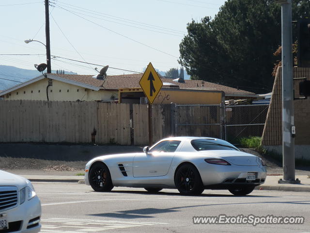 Mercedes SLS AMG spotted in Rowland Heights, California