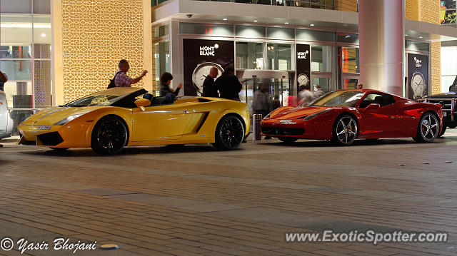 Lamborghini Gallardo spotted in Dubai, United Arab Emirates